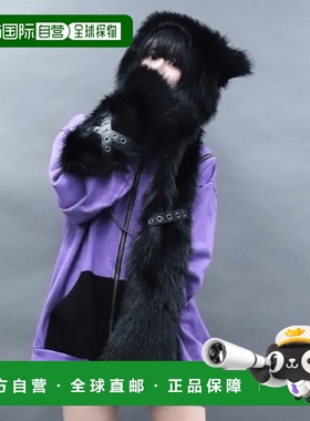 1h可退 日本直邮NIBBLE POISON 女装 猫耳仿毛领围巾 TS633X01NP