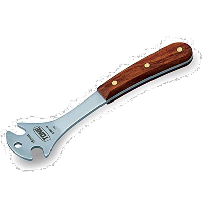 【日本直邮】TONE前田15mm单头双开口木直柄扳手棕色CPW-15