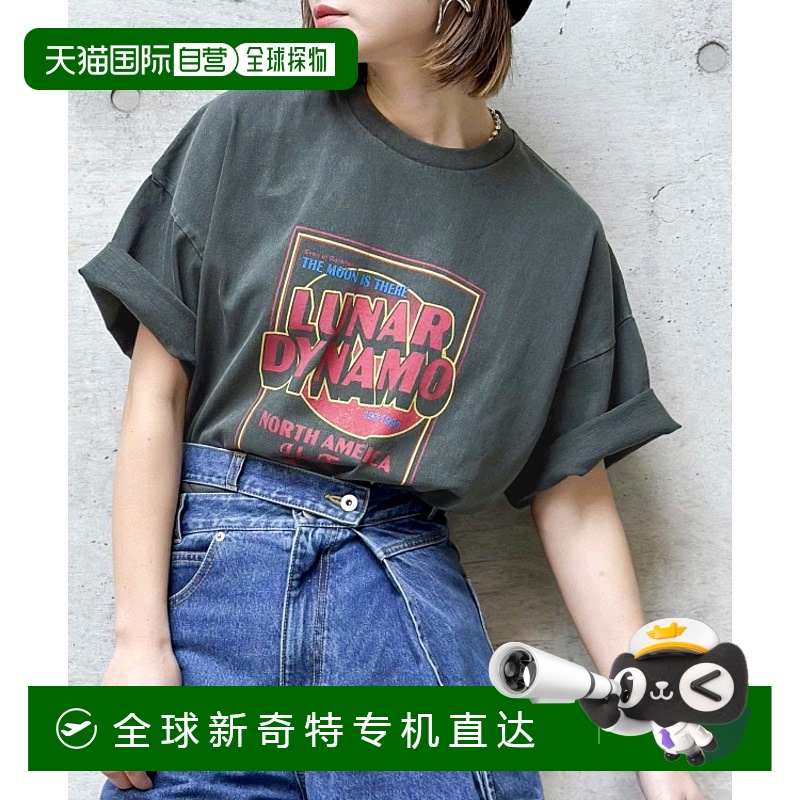 1h可退 日本直邮Java男女同款休闲大号T恤 纯棉复古风格印花设计