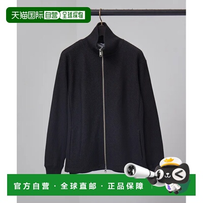 1h可退 日本直邮ABAHOUSE男女同款偏斜剪裁驾驶员针织夹克 舒适触