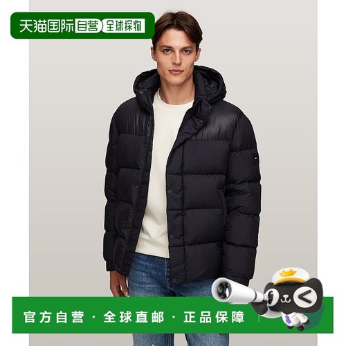 日本直邮TOMMY HILFIGER 混纺羽绒连帽派克夹克 [TO3203EM011558]