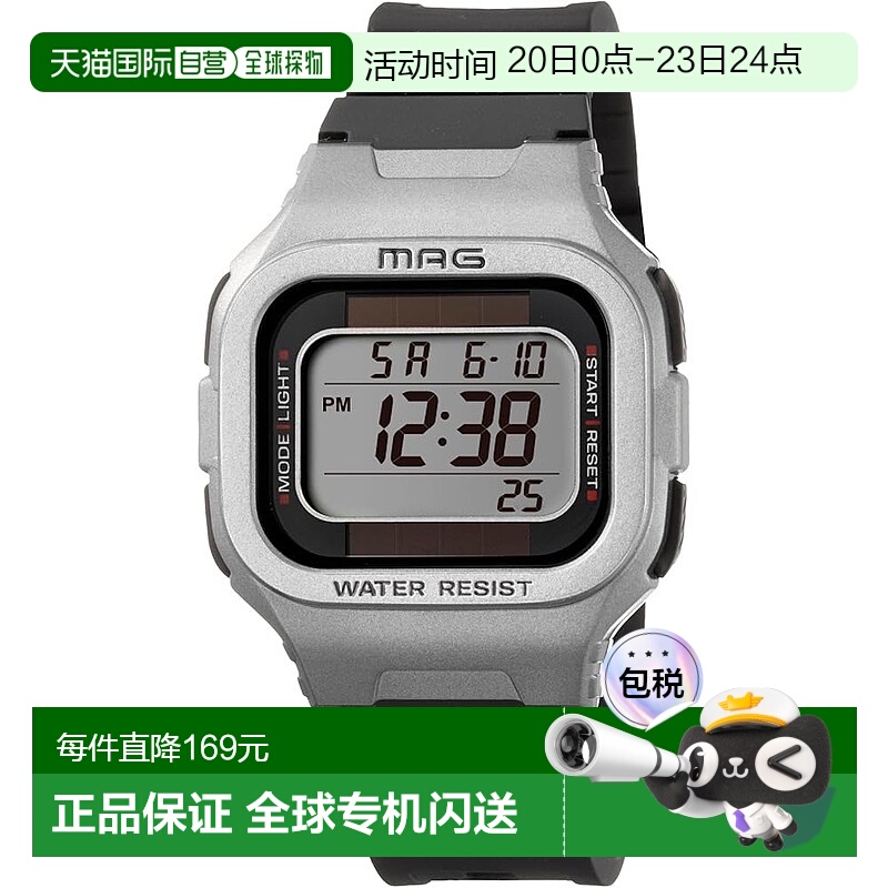 【日本直邮】MAG 手表杯 MW-551A S 黑色防水自动新款
