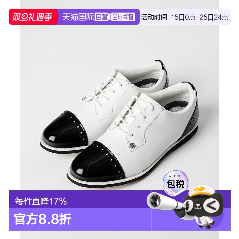 日本直邮G/FORE G4LC20EF04 尖头鞋Gallivanter 女士高尔夫鞋系带