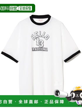 自营 MASU 男士透视感网眼拼接宽松T恤上衣 23040163695男装