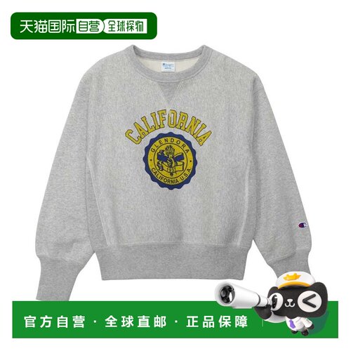 日本直邮Champion Reverse Weave 卫衣 运动衫 女士 圆领 抓绒内
