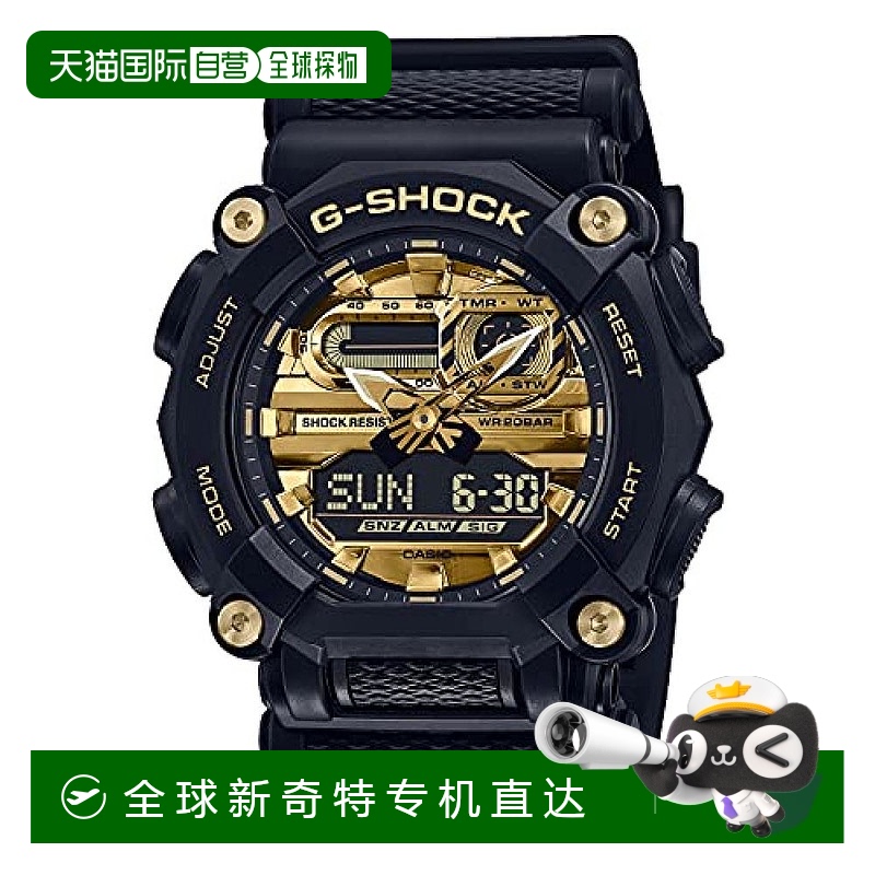 【日本直邮】卡西欧G-SHOCK男士腕表 黑色GA-900AG-1AJF防水