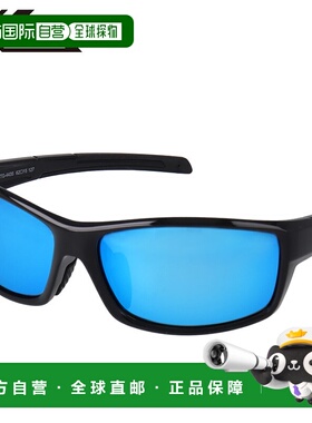日本直邮XOOX 偏光太阳镜方形 II灰色/蓝色镜面镜片