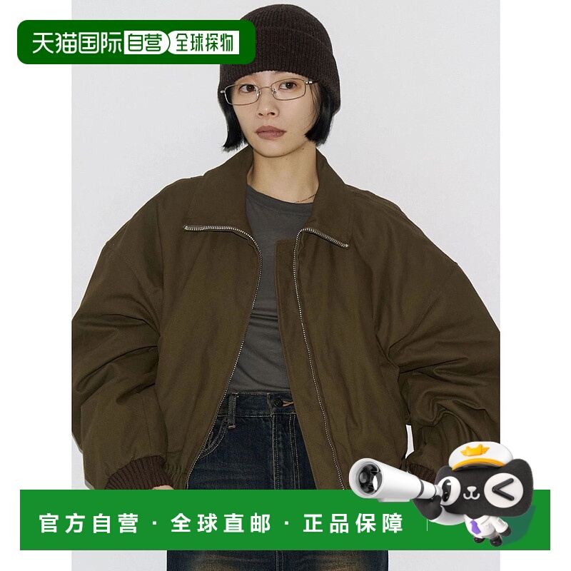 1h可退 日本直邮VEQUM 女装 中棉填充 圆润廓形宽松短外套 左侧内