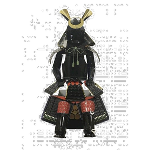 Metallic Nano 金属拼图 彩色铠甲 明智光秀 3D立体模型纳米建筑