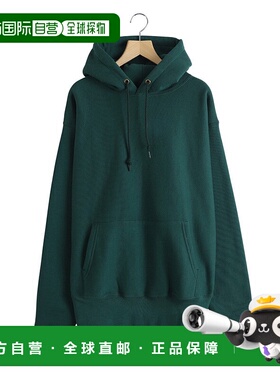 1h可退 日本直邮CAMBER男装 宽松版型 12oz全棉连帽卫衣 半拉链设