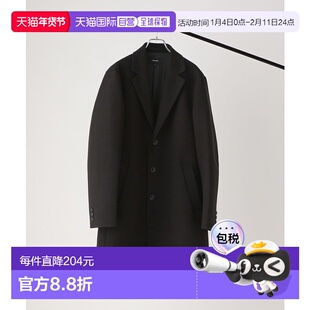 1h可退 日本直邮GLOBAL WORK男装防风轻盈仿毛感切尔西大衣3-butt