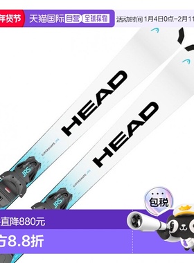 日本直邮HEAD Supershape JRS 7.5GW儿童滑雪板带固定器 314415