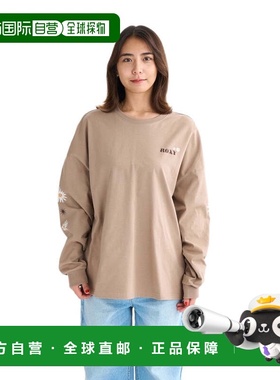 日本直邮ROXY BELLIS长袖T恤 25FWRLT254033BEG