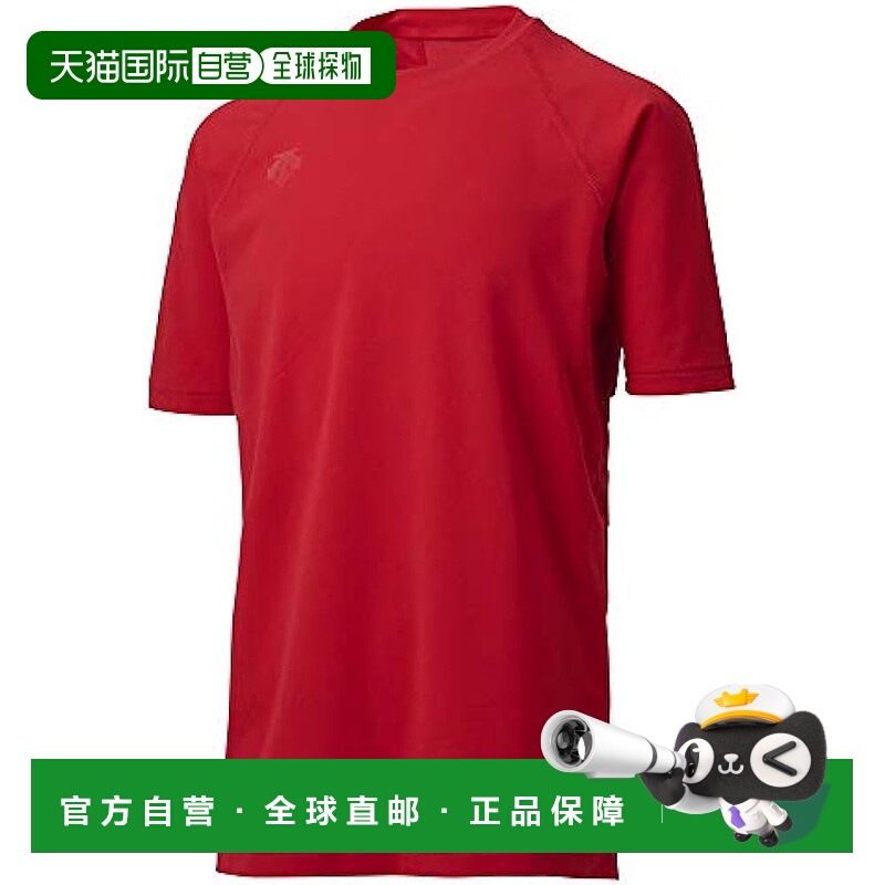 【日本直邮】迪桑特 少年棒球圆领短袖衫 红色150cm JSTD-721