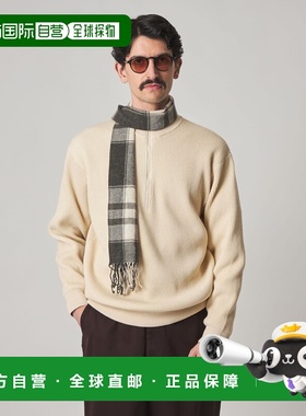 1h可退 日本直邮Steven Alan 男装 9G罗纹半拉链针织衫 舒适轻盈