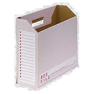 【日本直邮】普乐士文件收纳盒Economy10册 A4横 背宽100mm 红553