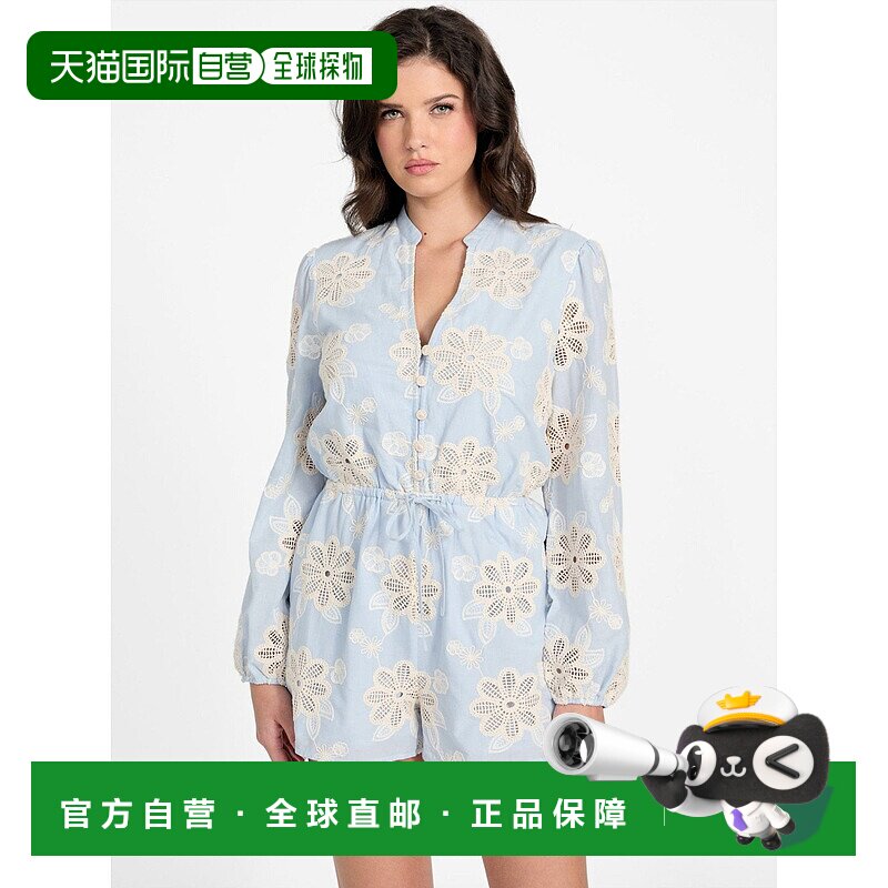 日本直邮Guess HAZEL Voile连衣裙连体裤蕾丝