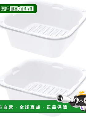 【日本直邮】Richell Colander 白色 2500ml 雪利酒滤锅 大号 2