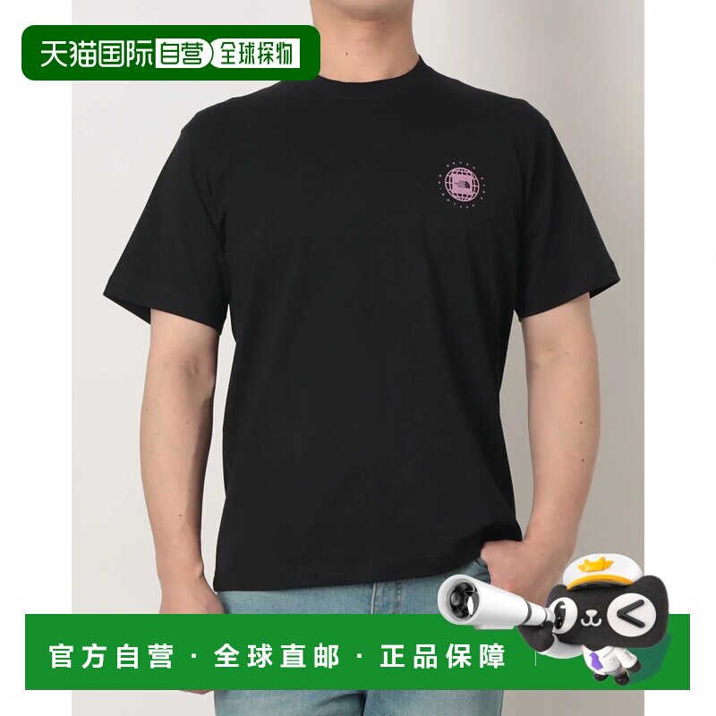 日本直邮THE NORTH FACE 男士户外休闲短袖T恤 S/S GEO方形标志T