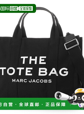 日本直邮MARC JACOBS 两用手提包黑色女士m0016161 001帆布中号手