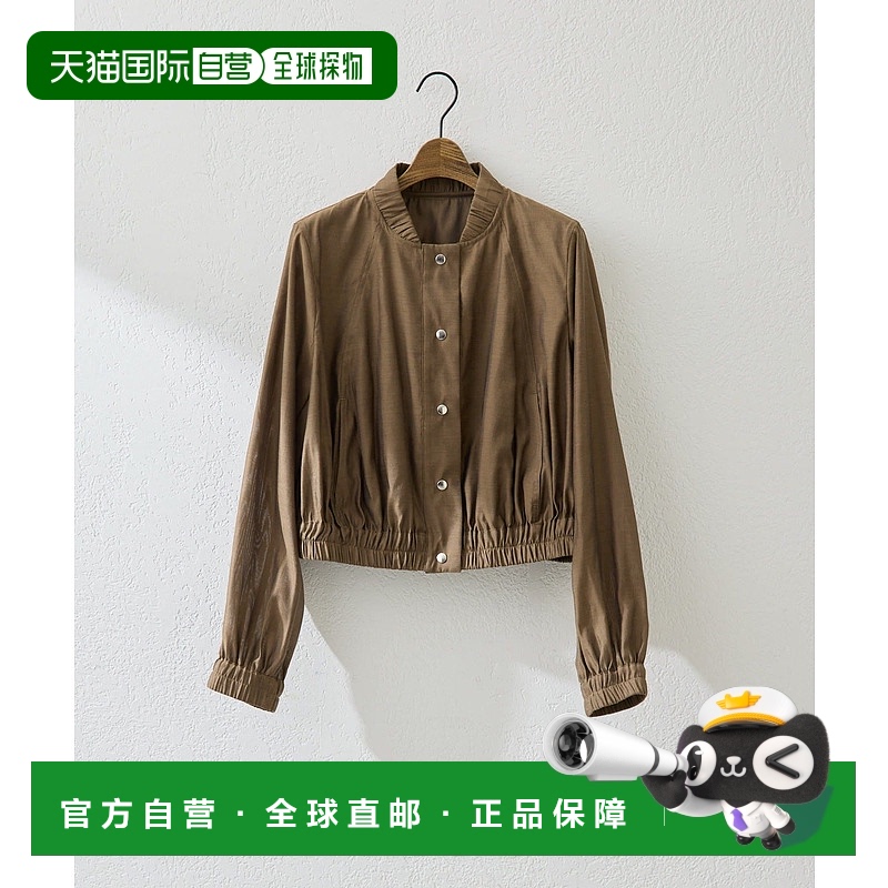 1h可退 日本直邮Drawing Numbers女装轻透感军绿短款外套 DNZ1052
