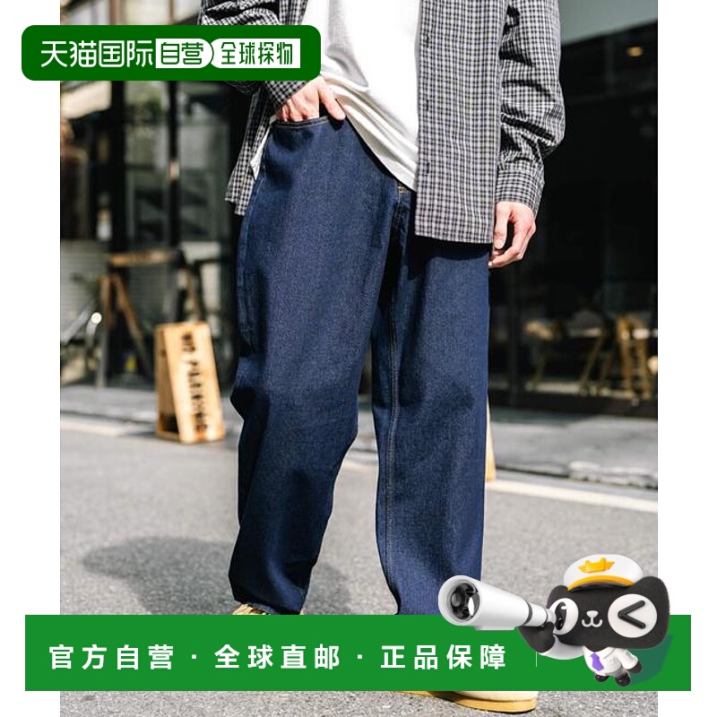 1h可退 日本直邮Rocky Monroe 宽松款宽腿牛仔裤运动阔腿裤直筒裤