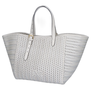 ANYA HINDMARCH 手提包 THE NEESON 157414 （粉笔色）