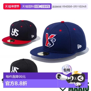 日本直邮NEW ERA 59FIFTY NPB经典养乐多燕子黑色 NPB养乐多燕子