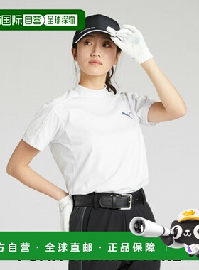 日本直邮 PF Tech Line 女士高尔夫3D半高领短袖衬衫