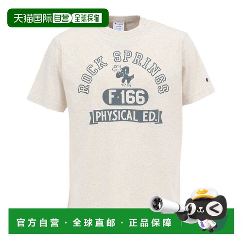 日本直邮Champion 冠军男士BA学院印花短袖T恤C3-D347 810