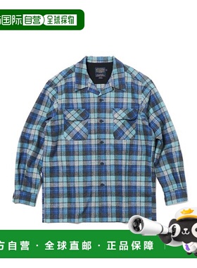 1h可退 日本直邮PENDLETON 板式衬衫牛仔格子格纹