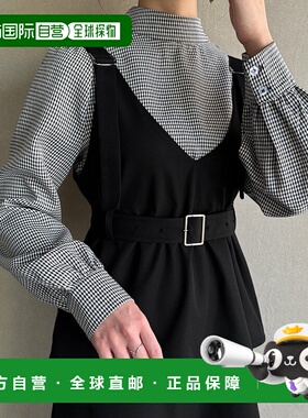 日本直邮JUNOAH V领开襟针织连衣裙套装 连衣裙 JU5602EW06161