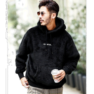 1h可退 日本直邮KANGOL男女通用款绒毛卫衣 休闲宽松大码设计 冬