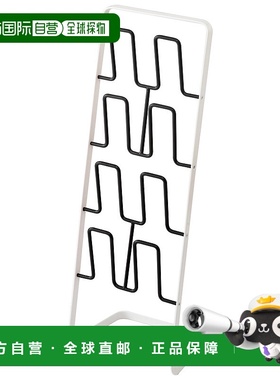 【日本直邮】Yamazaki山崎 浴室用架黑W22×D15.5×H61cm 6095