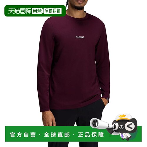 【日本直邮】猛犸象 1016-01030 QD Logo Print男士AF长袖T恤