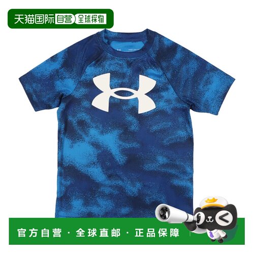 日本直邮Under Armour 儿童短袖T恤 UA TECH BIG LOGO PRINTED SS