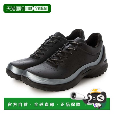 日本直邮ECCO 男士商务休闲鞋 BIOM ENERGI M 防水 磨砂银黑爱步