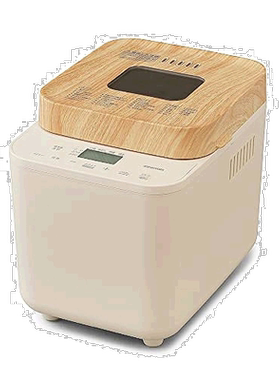 【日本直邮】Iris Ohyama面包机 50种BOOK菜单 IBM-010-C 沙米色