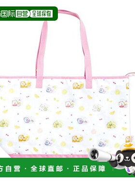 【日本直邮】San-X 保冷手提袋 L 轻松熊系列 粉红色 CA13702