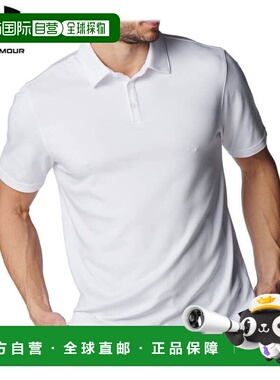 日本直邮Under Armour 男士 UA Motion 短袖 Polo 衫100 码白色60
