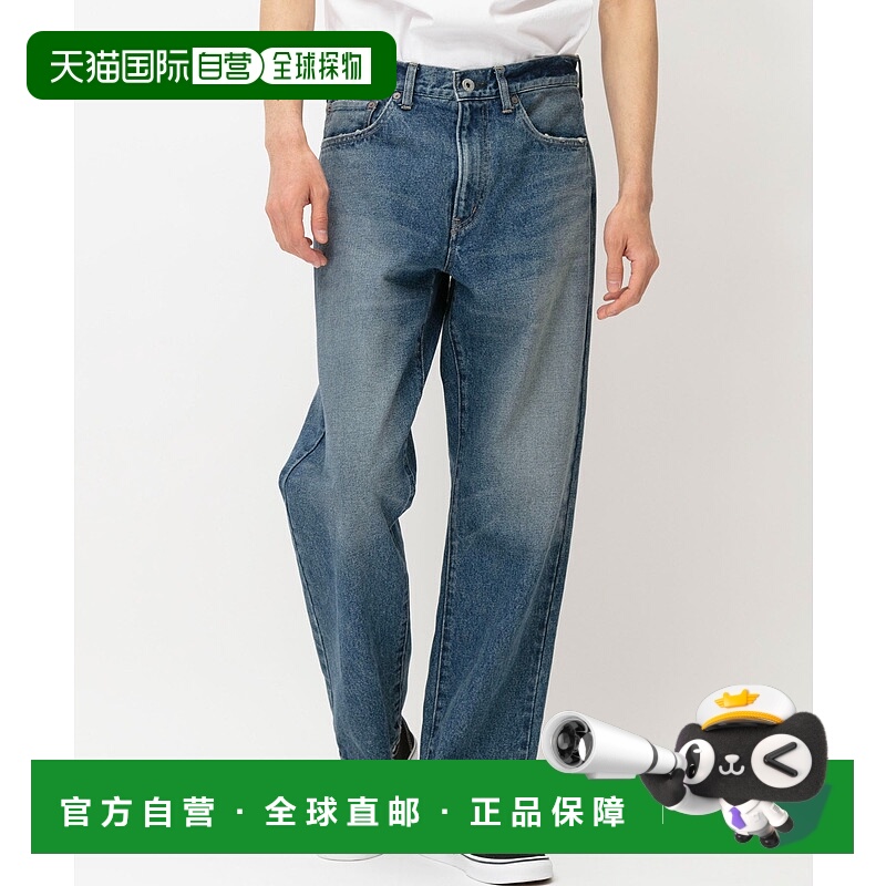 1h可退 日本直邮Johnbull 男士13.5盎司直筒牛仔裤 JM243P01_15
