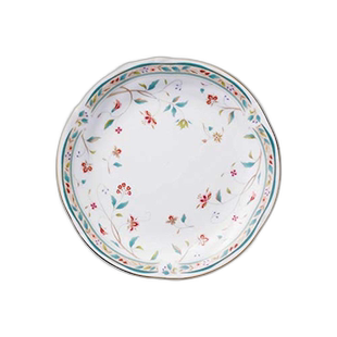 【日本直邮】Noritake则武 盘16cm/高1.5cm 花更纱 骨瓷59312A/44