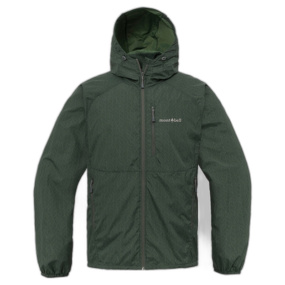 日潮跑腿Montbell蒙贝欧 男士 Windblast 印花夹克 #4 S 1103330