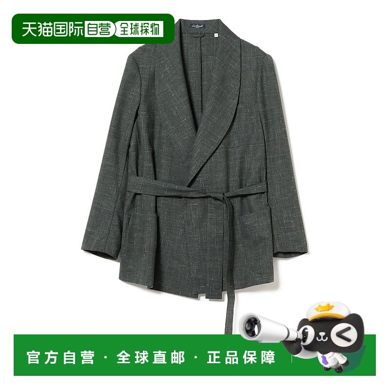 1h可退 日本直邮Le Barche 男士手工缝制羊毛亚麻混纺休闲外套 21