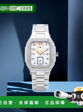 日本直邮MADISON NEW YORK 麦迪逊纽约第五大道两地时间男士白色