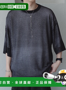1h可退 日本直邮epnok抽象图案网眼针织衫 男女同款 120797