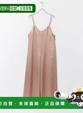 1h可退 日本直邮thint by UR DOORS 女士醋酸宽肩带背带裤 DH0424