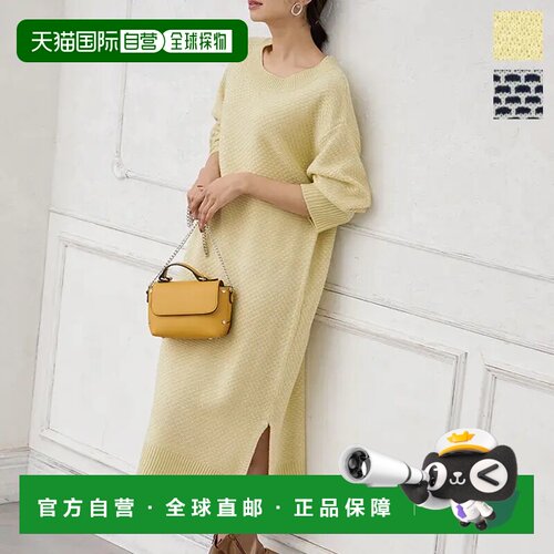 日本直邮jacard 编织宽松针织连衣裙 [E2996] 女士