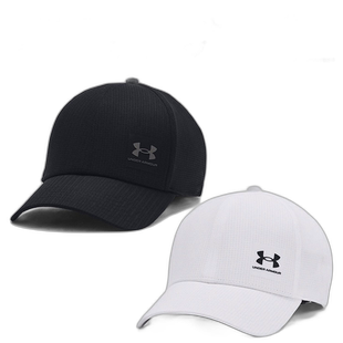 日本直邮 UNDER ARMOR Isochil Armor Vent 可调节帽子黑白运动跑