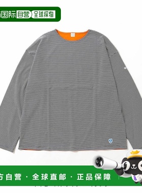 日本直邮ORCIVAL男装休闲圆领长袖针织衫 国产天竺棉 螺纹袖口配